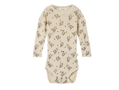 Lil Atelier sandshell printed body merino wool/modal